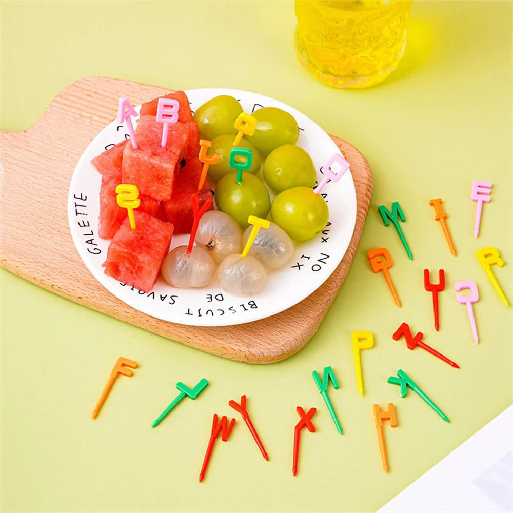 Cute Animal Cartoon Food Picks Children Snack Cake Dessert Food Fruit Forks Picnic Camping Lunch Accessories For School Kids