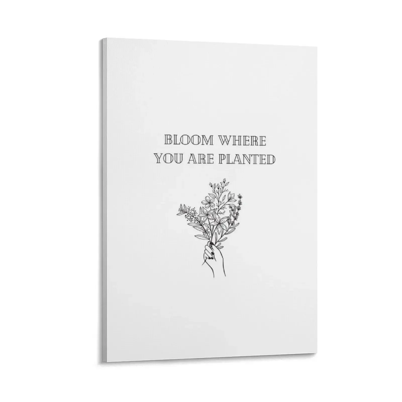 

bloom where you are planted Canvas Painting decorative frames wall room wall art posters for wall