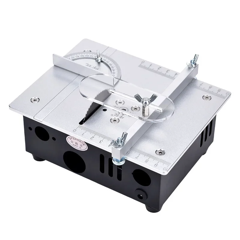 96W Mini Multifunctional Table Saw Electric Desktop Saws Woodworking Bench Lathe Cutter Machine Small Household DIY Cutting Tool