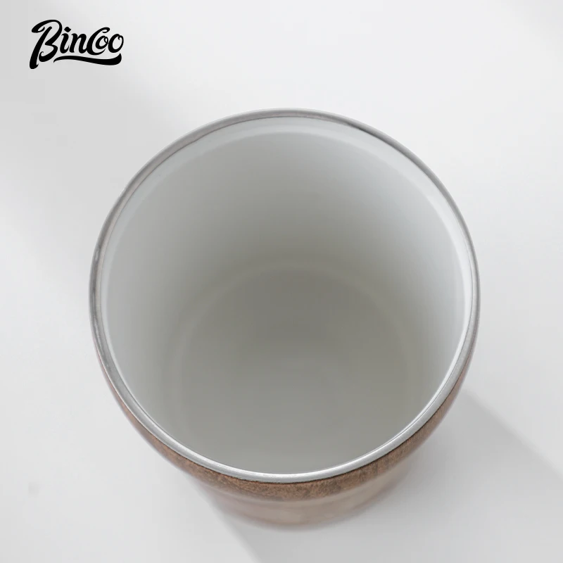 Bincoo stainless steel coffee cup 280/500ML portable double-wall hot cup Travel camping family coffee insulated water