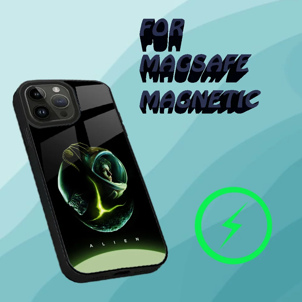 Movie A-Aliens-S Phone Case For iPhone 15,14,13,12,11,Plus,Pro,Max Mini Magsafe Magnetic Wireless Charging