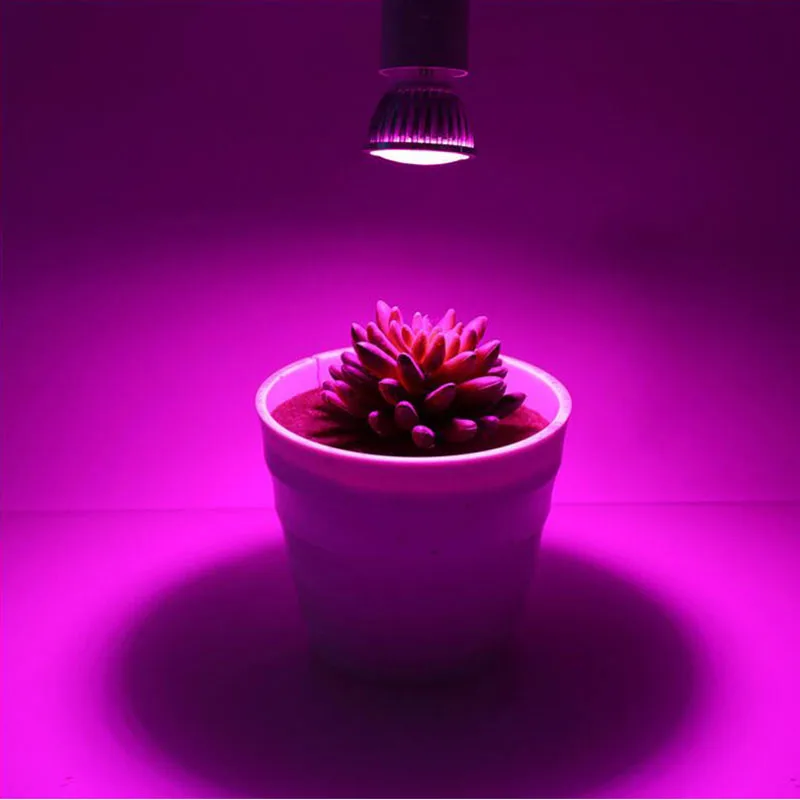 Aluminium 18LED 28LED RODE Plant Grow Light indoor Lamp COB Rode LED Volledige Spectrum bloem Groei voor kas kweektent doos q1