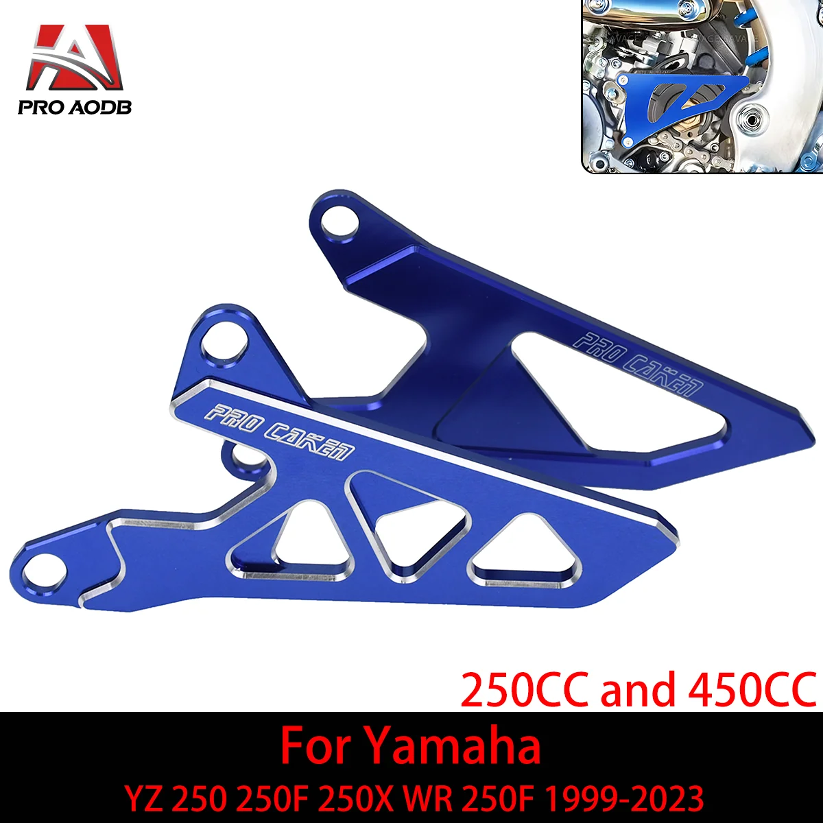 

Motorcycle CNC Front Sprocket Cover Chain Protector Guard For Yamaha 250CC YZ250 250F 250X WR250F 450CC YZ450F WR450F Motocross