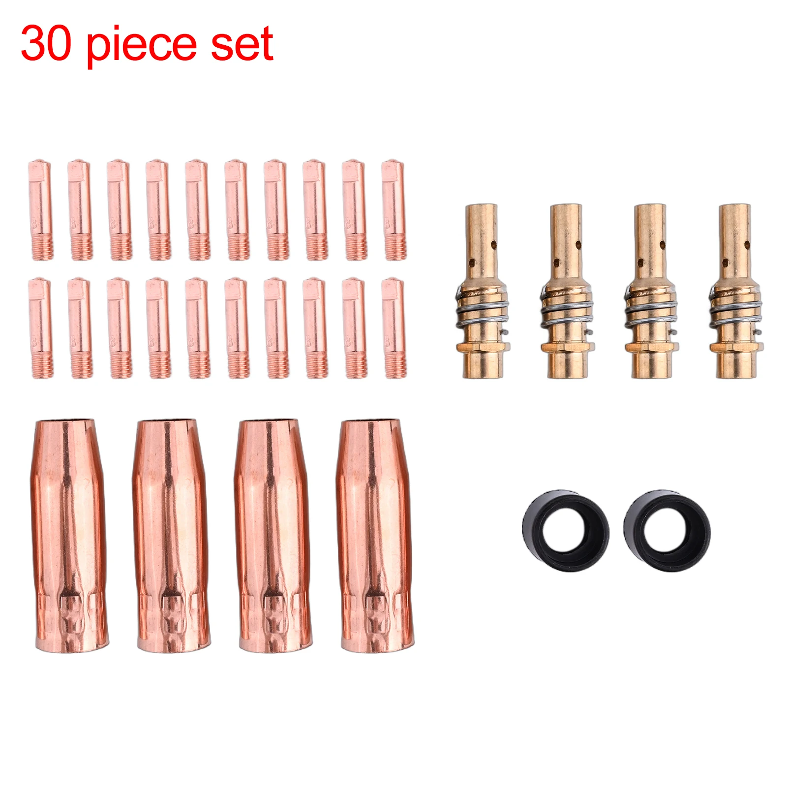 

Fit MIG Welding Torch Accessory Kit Contact Tips Fit MIG Welding Torch Gas Diffusers Gas Nozzles Heat Resistance