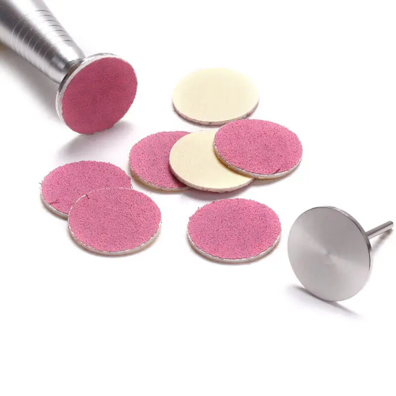 50pcs/Bag 80 Grit Disc Electric Foot File Dead Hard Skin Callus Remover Replaceable Sandpaper Professional Pedicure Tools