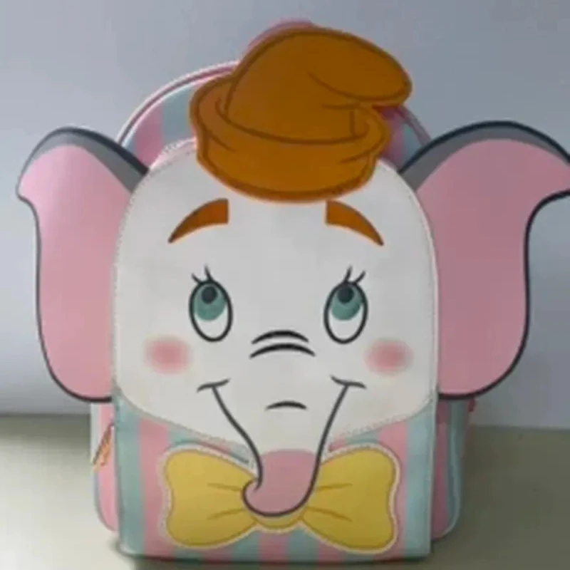 

Рюкзак Disney Loungefly со слоном в стиле аниме, милый повседневный мини-сумка, кошелек для девочек, рождественский подарок, сумка для учащихся начальной школы