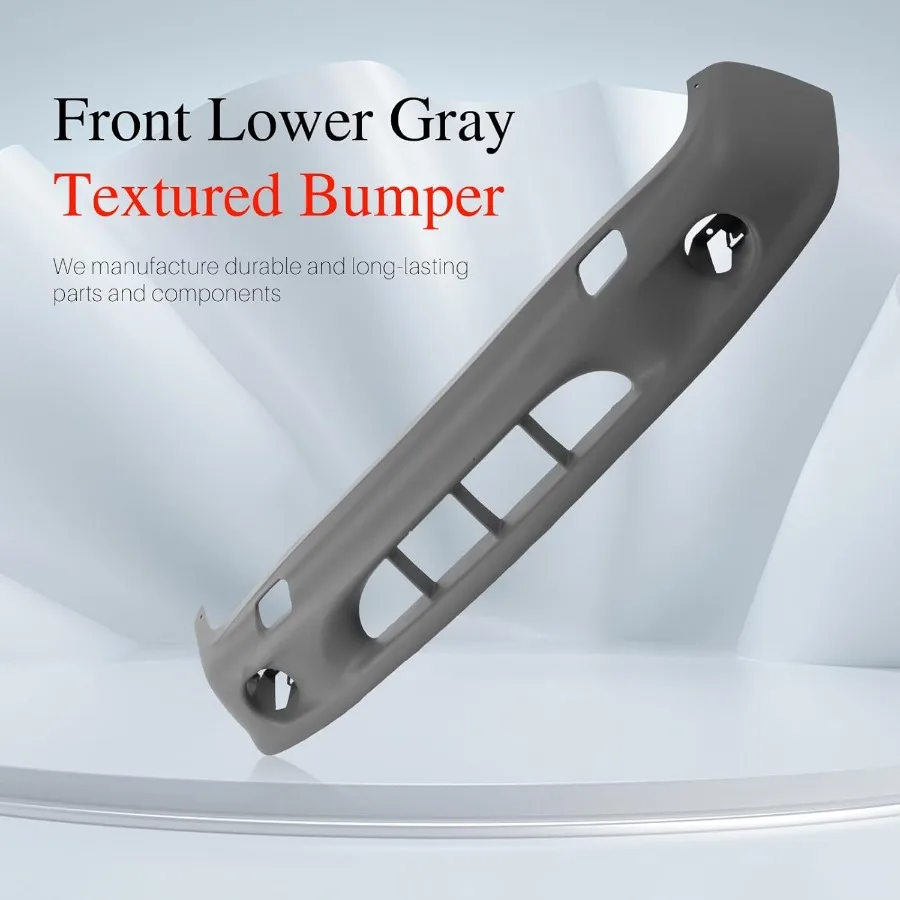 غطاء المصد الأمامي السفلي باللون الرمادي لـ 2001-2004 دودج داكوتا يناسب CH1000348 55076531AC جديد متين للسيارات الخارجية Upg