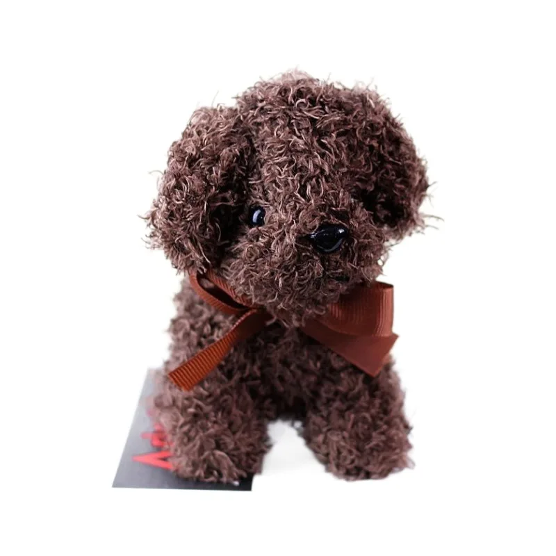 

10 см 30 шт., оптовая продажа, детский подарок на день рождения, брелок для собаки, милая плюшевая игрушка-собака, плюшевый кулон