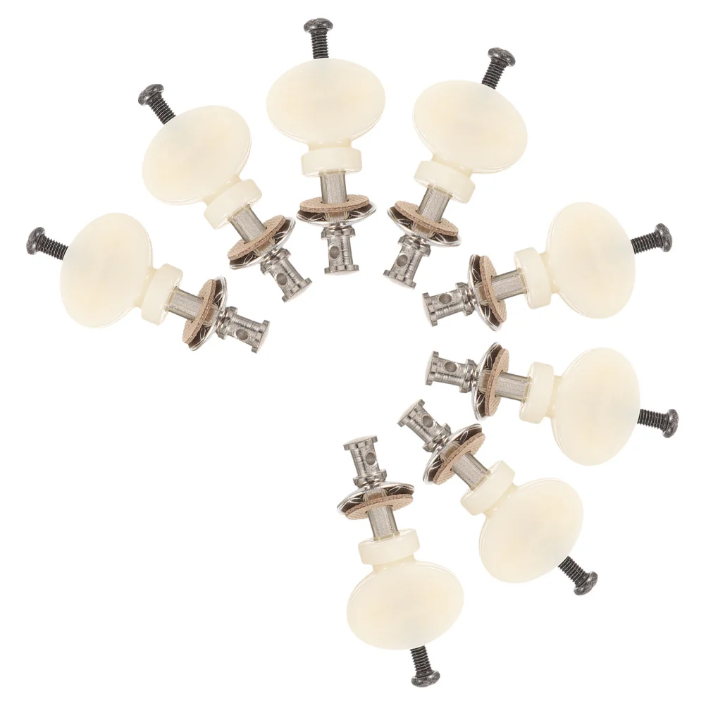 8 قطعة أوتاد ضبط القيثارة تصميم قضيب مستقيم مريح مقبض دائري معدن البلاستيك الهجين ضبط مستقرة العالمي صالح لل سوبرانو