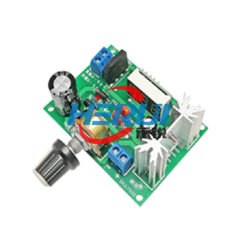 

LM317 Power board Voltage regulator Adjustable regulated power supply 2A With digital voltage display