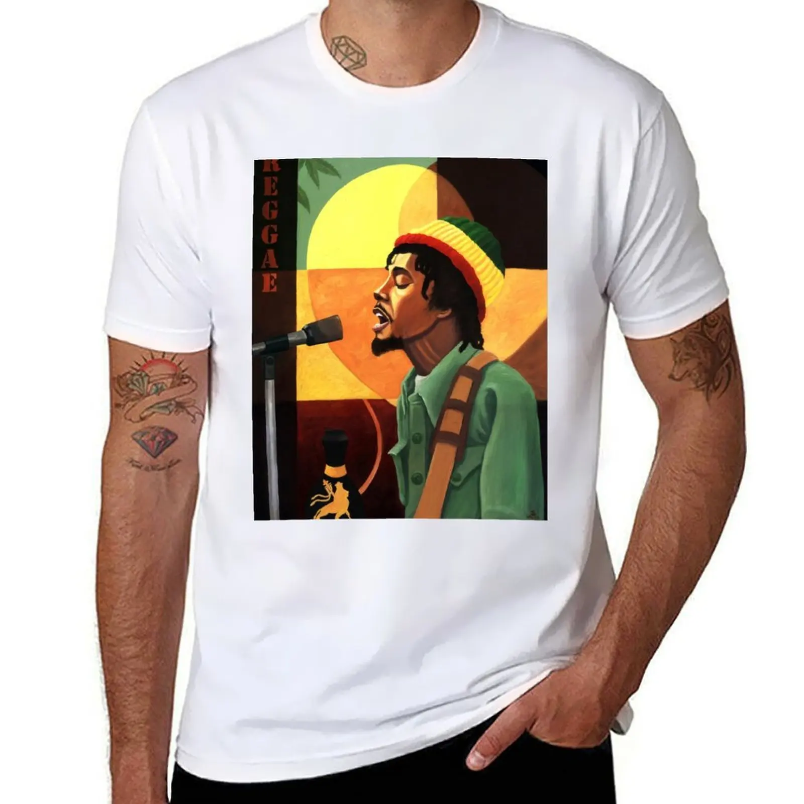 

cotton summer man 100% high Love T-Shirt men Reggae t shirts shirt shirt t t quality cotton