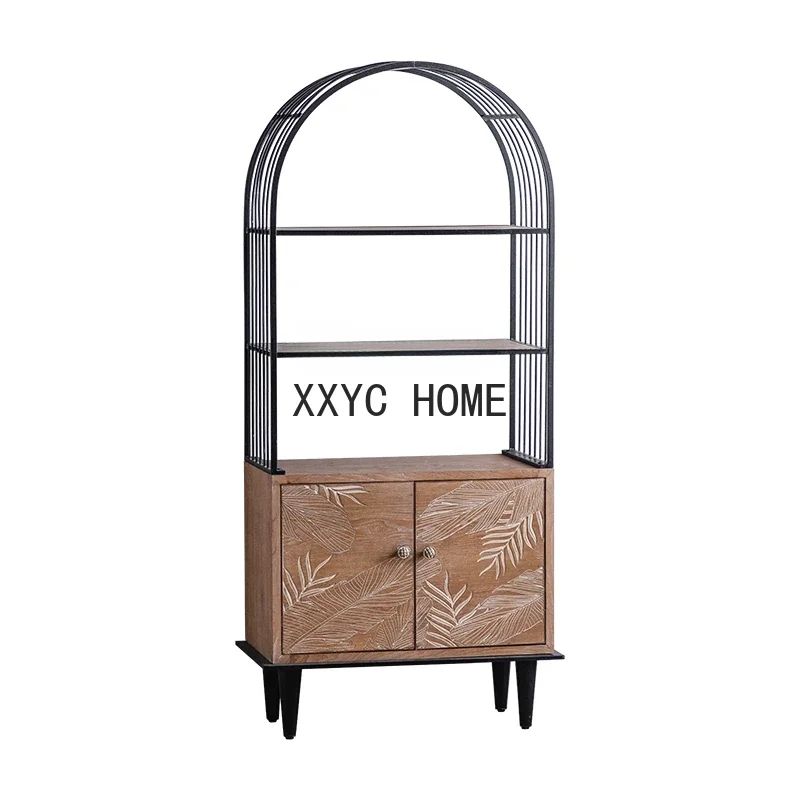 

Полка для журналов в стиле ретро во французском пасторальном стиле, креативная потертая домашняя витрина B & B