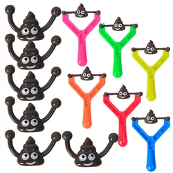 Cartoon Poop Slingshot Toys Kids Birthday Gifts Boy Girl Party Favor Adult Games Gifts Children's Day Carnival Goodie Bag Filler