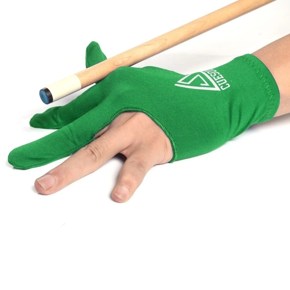 Cuesoul 3 Finger Billiards Snooker Gloves Pool Cue Gloves  Left Hand