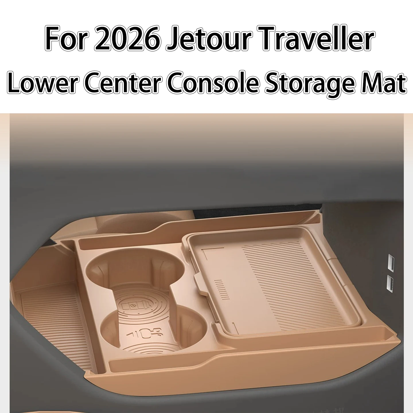 For 2026 Jetour Traveller Center Console Storage Box Anti-Rattle Shockproof car accessories Dustproof Easy to Clean