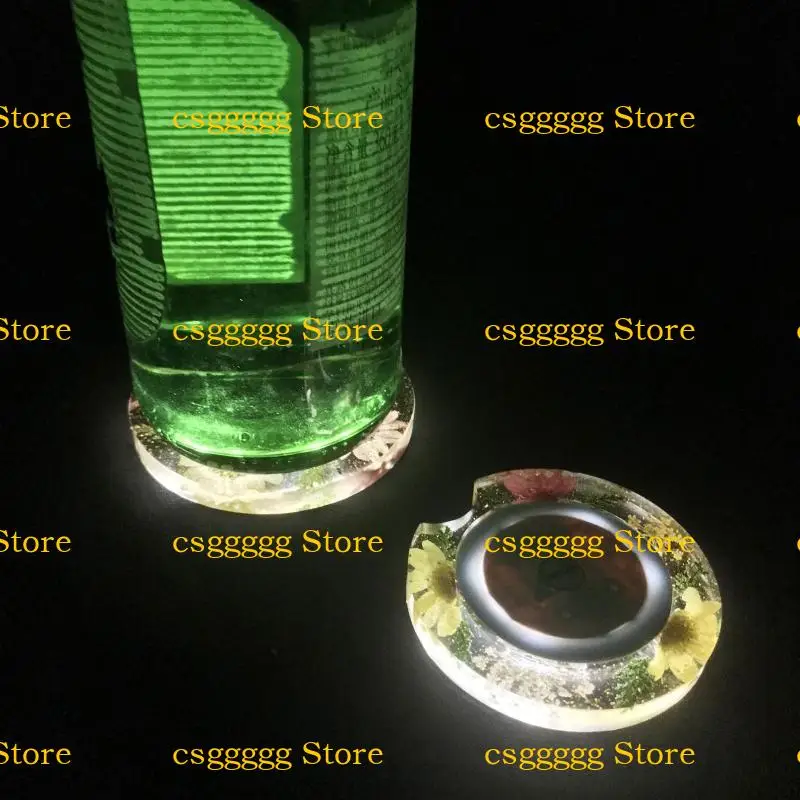 9HJK CAR COSTER RESIN MOULL ROUND TRAIN EPOXY MOLP