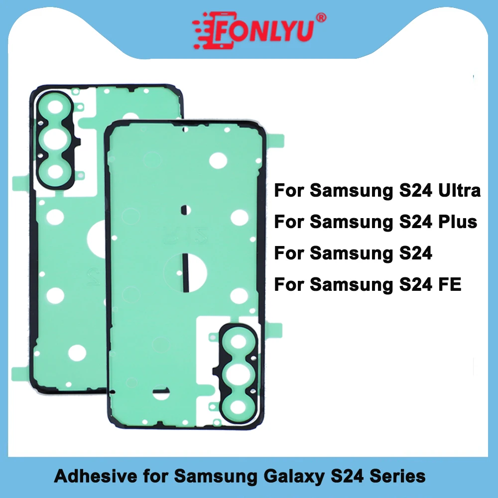 

FONLYU 10 шт. водостойкий клей для Samsung Galaxy S24 Plus S24 FE S24 Ultra S24 ЖК-экран задняя крышка батарейного отсека наклейка полные наклейки