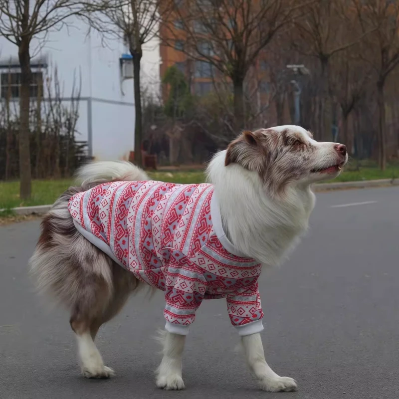 

Large Pet Clothes Big Dog Costume New Year Christmas Dog Clothing Corgi Shiba Inu Samoyed Border Collie Labrador Husky Coat Xmas