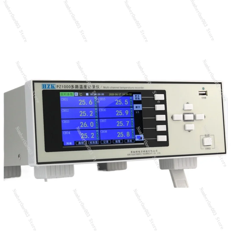 Multi-channel Temperature Recorder Curve Thermometer Inspection Instrument 8/16/32/64-channel Data Collection Test