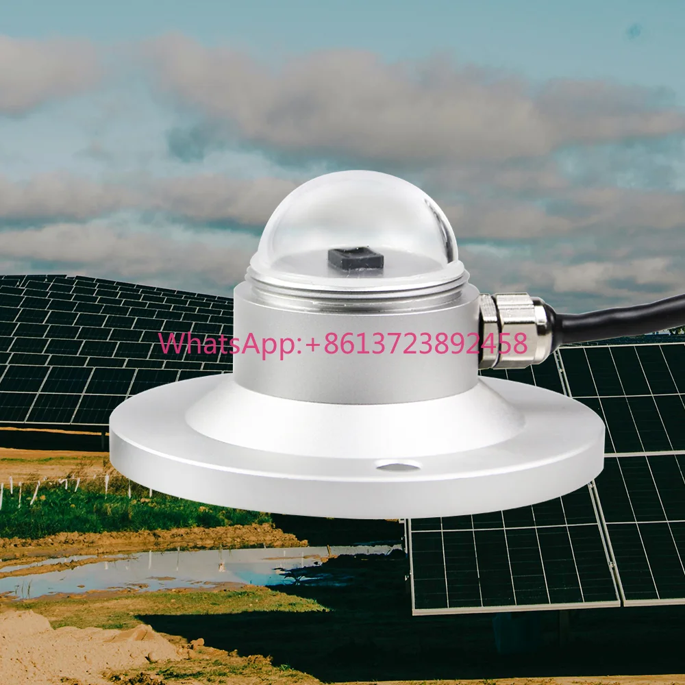 RIKA RK200-04 Silicon Cell RS485 Modbus Sun Tracking Pyranometer Solar PV Radiation Irradiance Sensor Transmitter Meter
