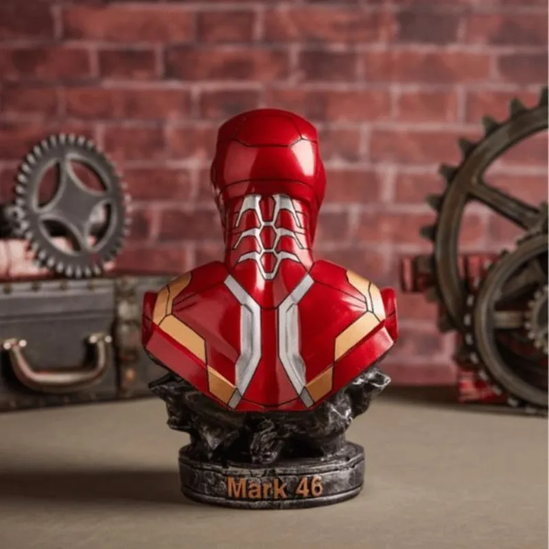 Marvel Hars Cartoon Anime Iron Man Black Panther Figuur Trendy Speelgoed Desktop Creatieve Trendy Cool Collection Model Ornamenten