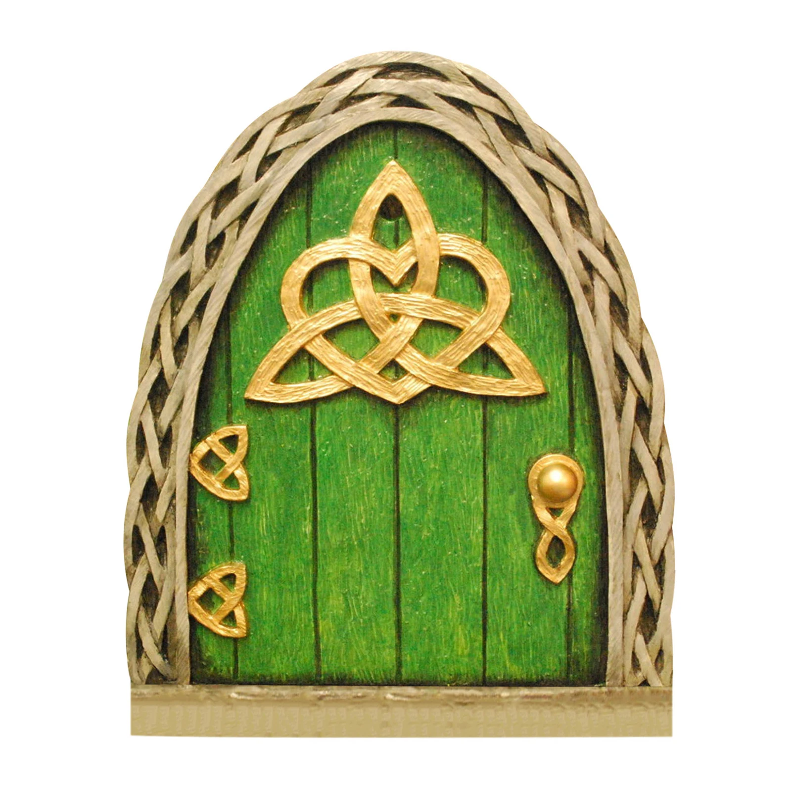 Ornament Crafts For Trees Miniature Fairy Gnome Door Gift Yard Art Figurines Garden Decor 3D Sculpture Statues