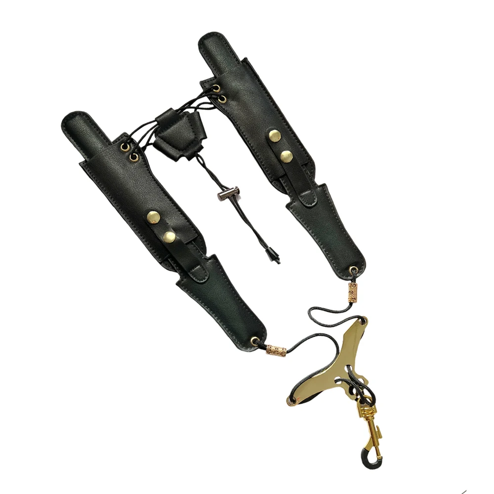 

Saxophone Double Shoulder Strap, Alto Saxophone Tenor Saxophone Universal Strap, Adjustable Double Shoulder Strap