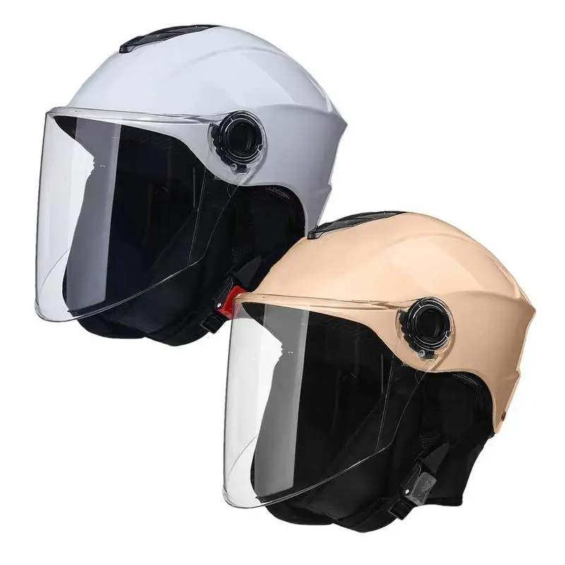 

Modular Motorcycle Full Face Open Face Helmet with Visor Man Woman Retro Scooter Helmets Cycling Headwear for Scooters