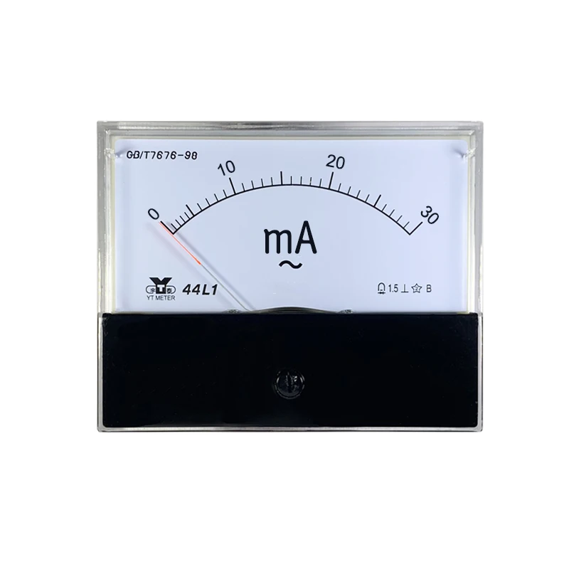 44l1-a AC amperometro Ma meter 10mA 20mA 30mA 50mA 100mA 200mA 300mA 500mA 1A 2A 3A 5A 10A 15A 20A 30A 50A puntatore amperometro 80*100