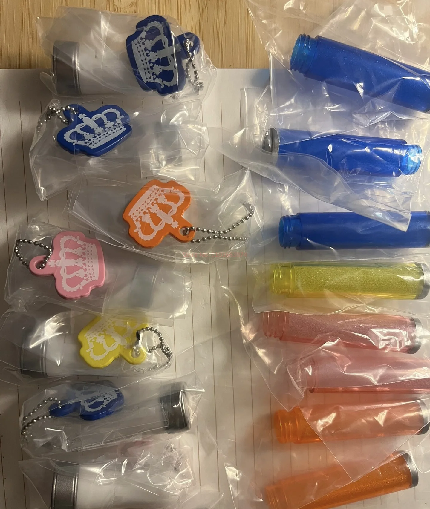 King Blade Mini Fan Light Stick, Série 2, Cheer Stick, Porte-clés, Cadeau pendentif, Japon, En stock