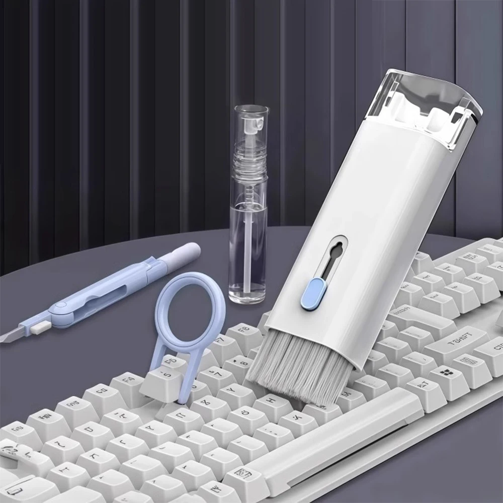 Keyboard Cleaning Tool Set 7 in 1 Dust Cleaning Multifunctional Laptop Keyboard Dust Removal Brush Cleaning Tool