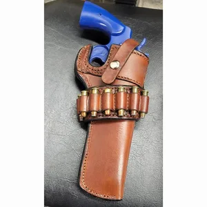 Steampunk Velho Oeste Selvagem Cowboy Revólver Coldre, Pistoleiro ocidental Cosplay Traje, Cartucho de arma, Cinto de bala para Colt Python 6 principais vendas cowboy coldre - №5