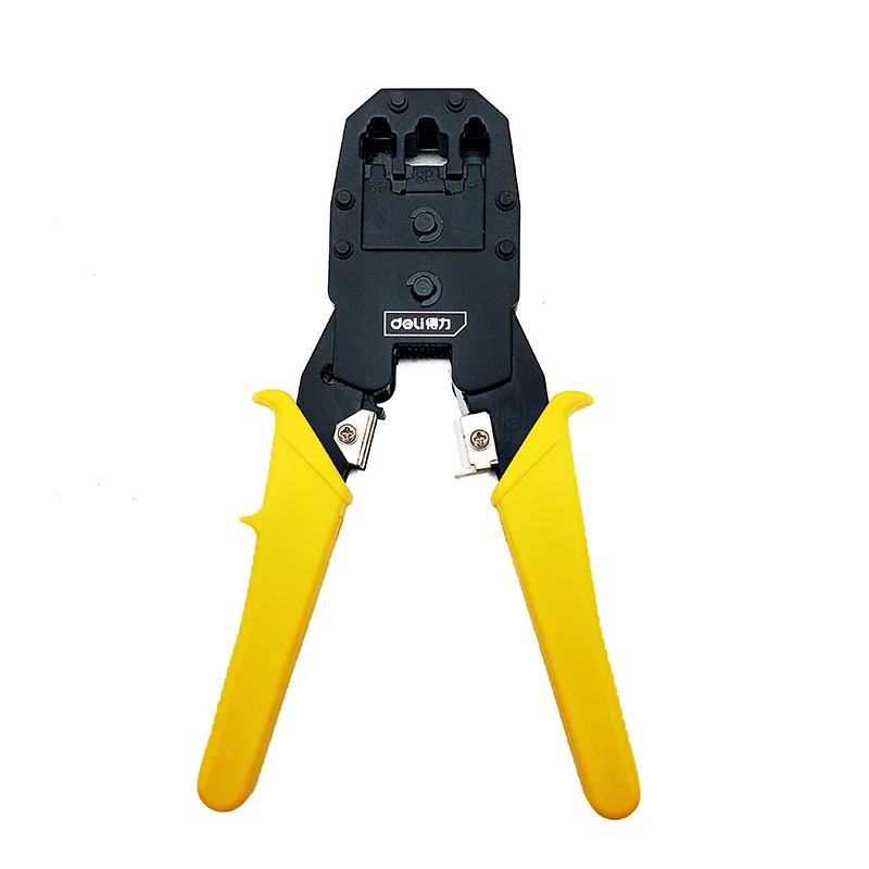 

RJ45 Crimper RJ11 Crimping Tool RJ9 Crimper Cutter Ethernet Network LAN Cable Stripper Plier for 4P 6P 8P