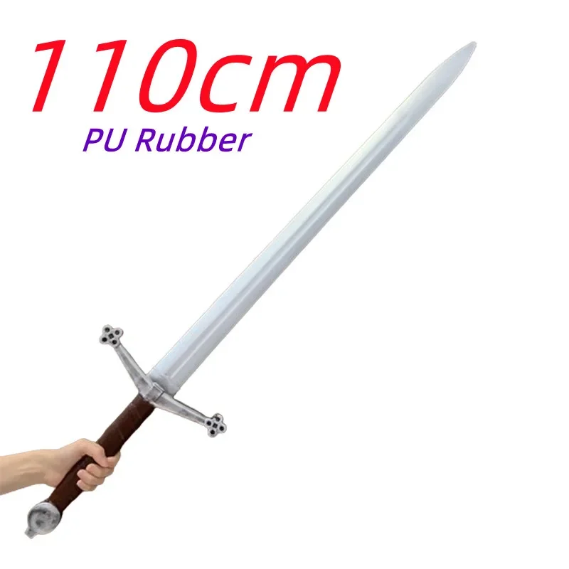 WW لعبة البرية هانت جيرالت السيف تأثيري سلاح بالادين السيف الأبيض الذئب الدعائم معالج جوهرة السيف السلامة بولي المطاط المطاط دور دمى هدايا #2