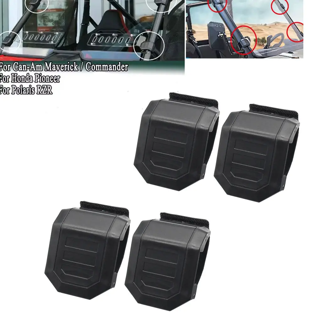 Morsetto HD per finestra parabrezza 4/2 UTV da 1,5-2 '' per Can-Am Commander Maverick x3 1000 / Honda Pioneer / Polaris RZR / CFmoto