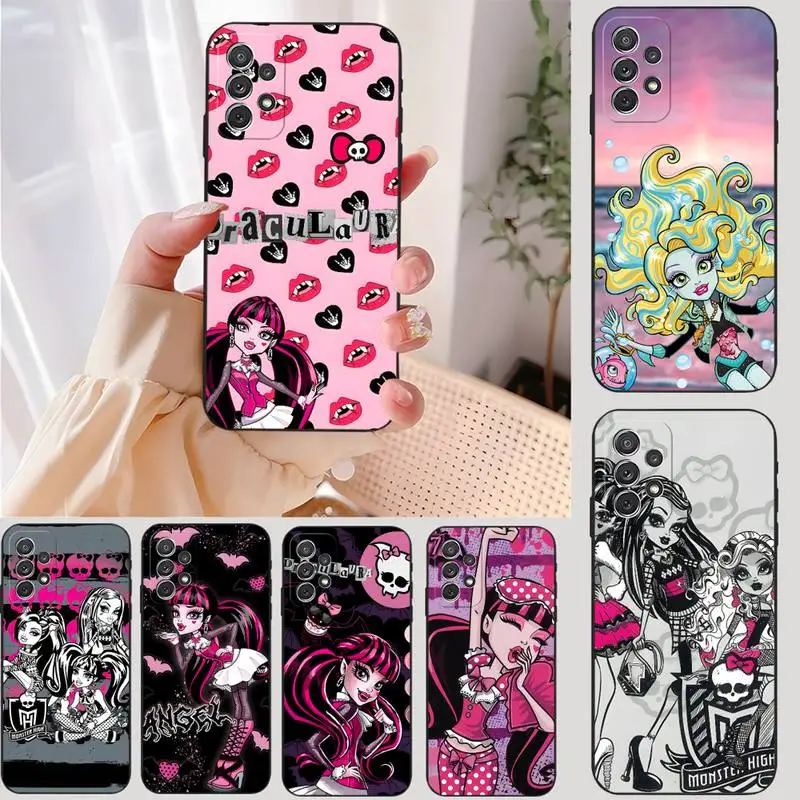 M-Monster Cartoon High Phone Case For Samsung S22 S22Ultra S30 S21 S20 S10 E Plus Ultra Lite S21Fe S9Plus Fundas Shell Cover