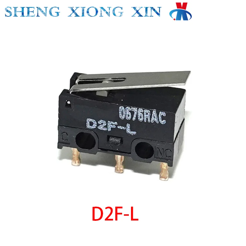 10pcs/Lot New 100% D2F-L DIP-3 Travel Switch D2F Integrated Circuit