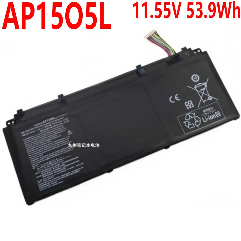 

11.55V 53.9Wh New AP15O5L Battery For Acer Aspire S13 SF514-51-558U S5-371-76WD SF51451558U SF514-51-77S5 AP15O3K N17W6 Laptop