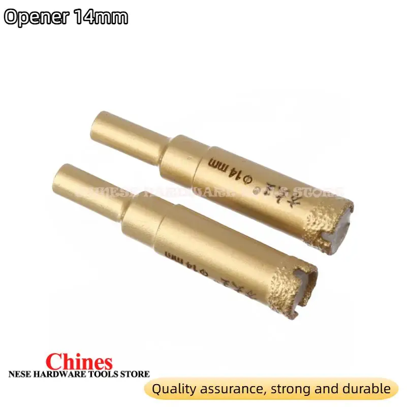 

1 шт., 14 мм, алмазное сверло, кольцевая пила, плитка, стекло, 1 шт., сверла для резки отверстий из мрамора и стекла