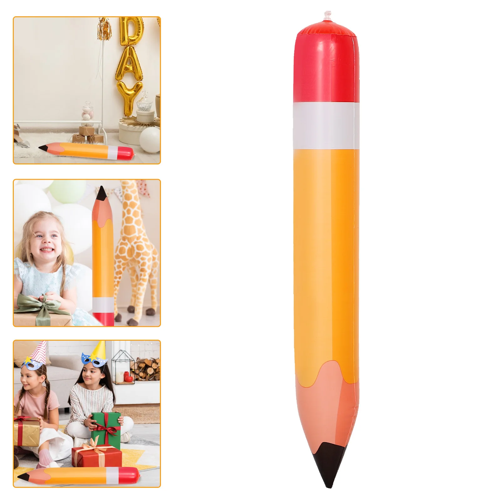 

1pcs Large Inflatable Pencil Balloon Pvc Durable Party Decoration Birthday Back To School Classroom Decor Inflatable Pencil