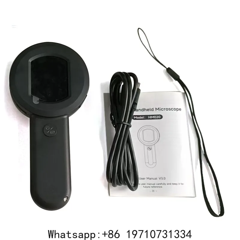 Digital Microscope with Screen Portable Digital Magnifier Handheld Magnifying Glass with 2.0 Inch Screen 100W Pixels