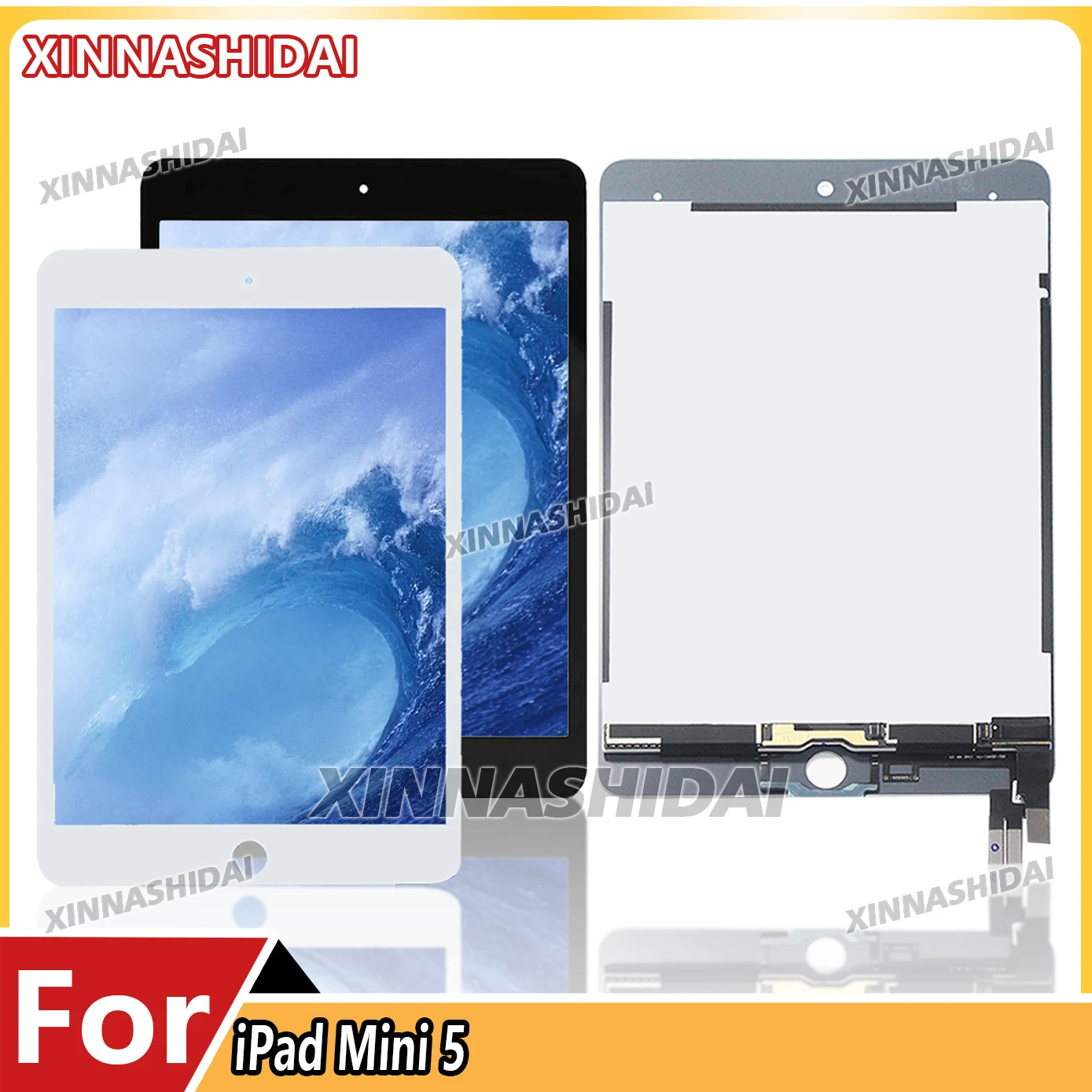 NEW LCD For iPad Mini 5 A2133 A2124 A2126 LCD Display Touch Screen Digitizer Sensors Panel Replacement Parts For iPad mini5