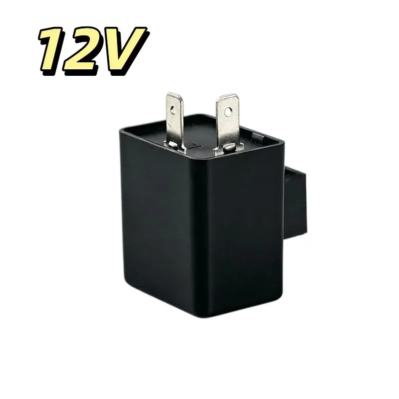 Motorcycle LED Flasher Buzzer 12V 2 Pin Plug and Play Turn Signal Indicator Controller for Street Motorcycles