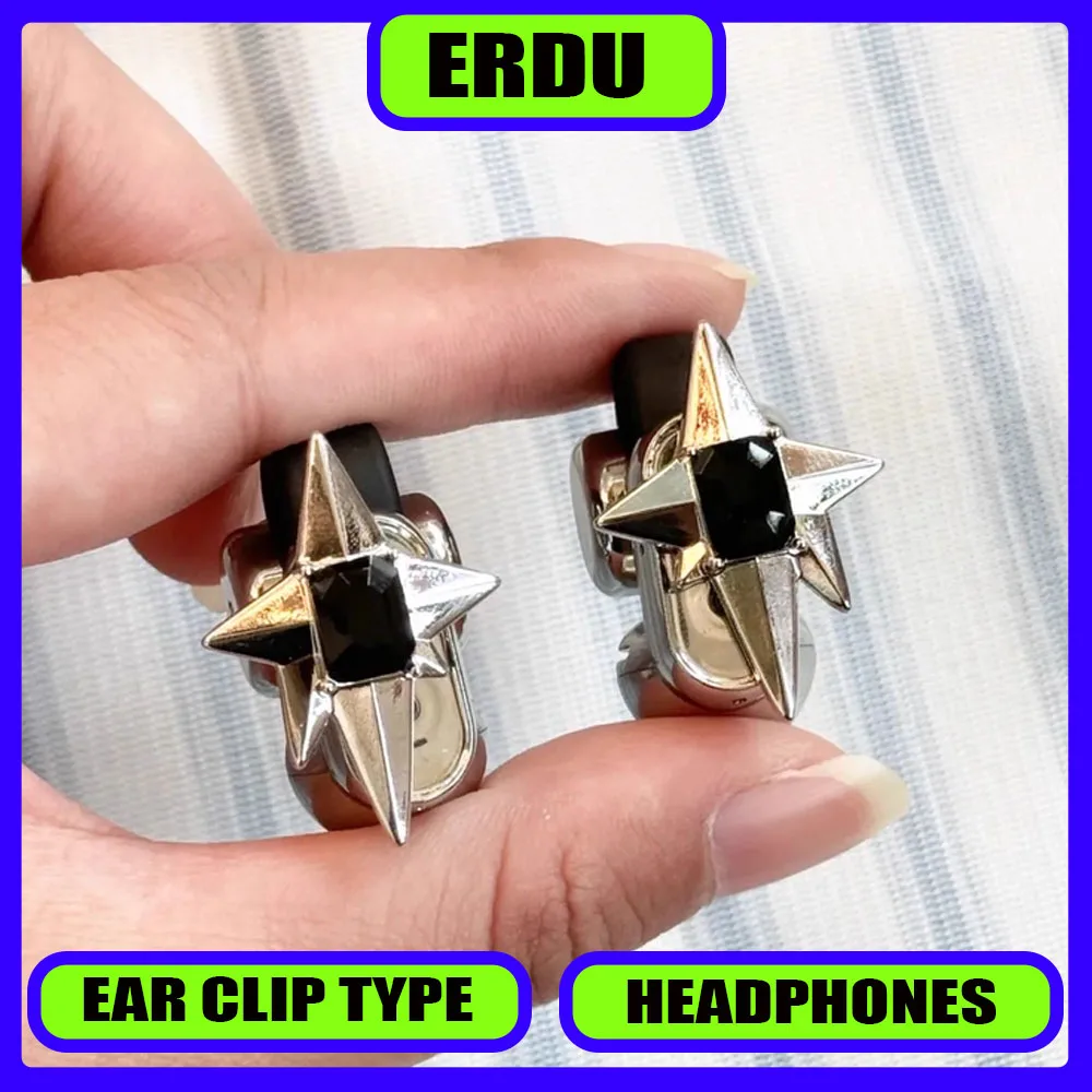 

ERDU Wireless Headphones Bluetooth 360° Surround Sound Effect Noise-reduction Lossless Transmission Ows Ear Clip Earphones Gift