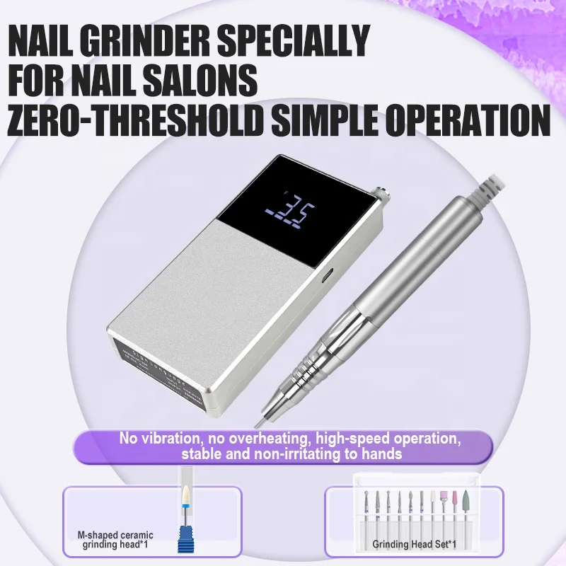 Nail Art  Set 35000RPM Professional Brushless  Polish Remover