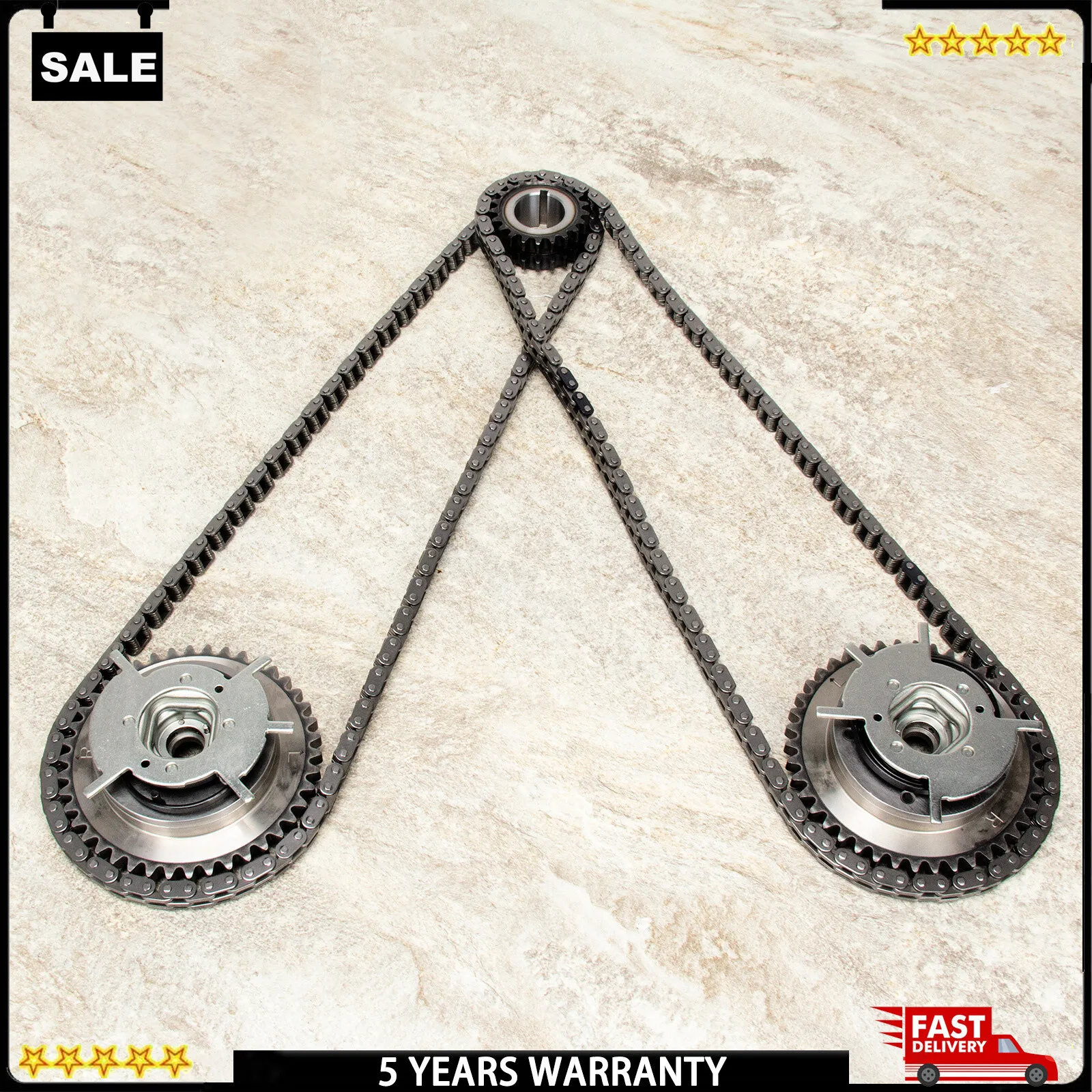 For 05-10 5.4L Triton 3V Ford F150 Lincoln Timing Chain+Cam Lifters Rocker Arms view 6