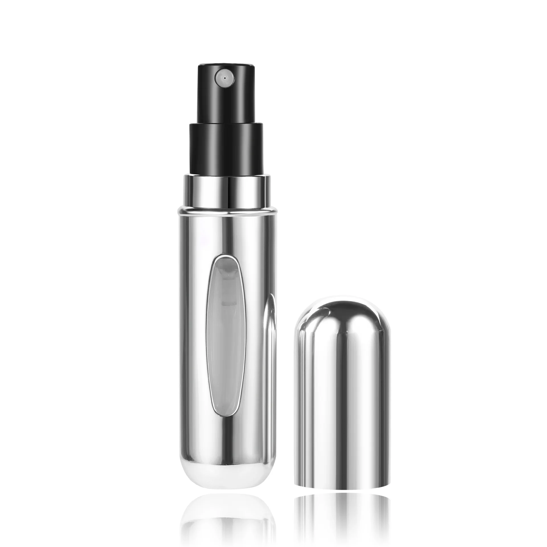 5/10ml Parfumflesje Draagbare Hervulbare Parfumflesje met Spray Cosmetische Containers Verstuiver Mini Aluminium Spray Reizen