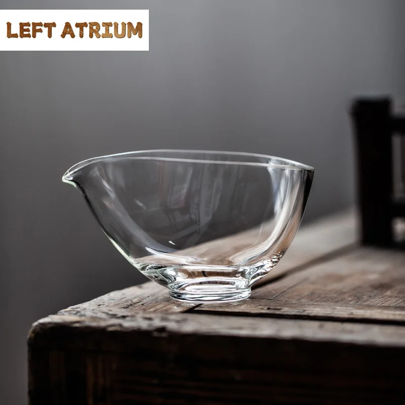 

Glass Fair Cup Thick Tea Pitcher Tea Pot Large Heat-Resistant Simple Transparent Fair Mug Kung Fu Tea Set Tea Infuser Water Cup