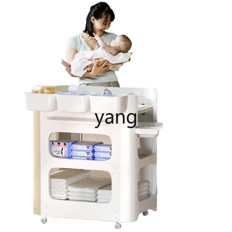 L'm'm Baby Care Diaper-Changing Table Baby Touching Diaper Changing Mobile Newborn Bath Crib