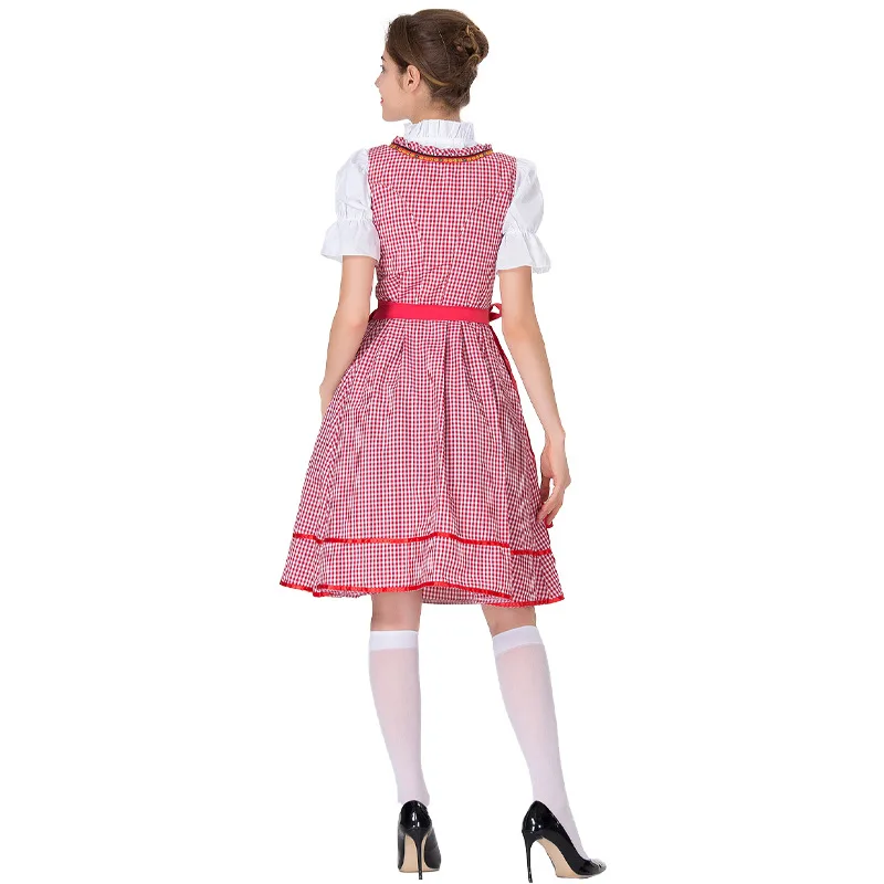 Halloween Bier Festival Traditionelles Baria Kostüm Bühnenauftritt Dr. Maid orm Damen Faion Ethnisches Bühnenoutfit